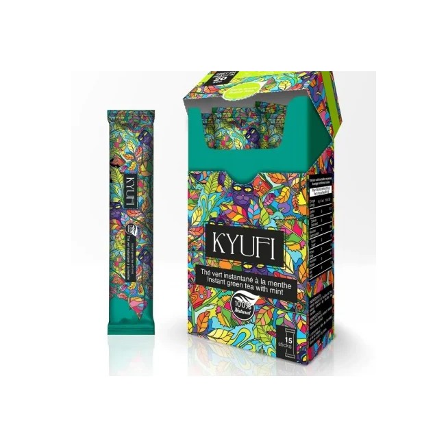Thé Vert Instantané à la Menthe sans sucre