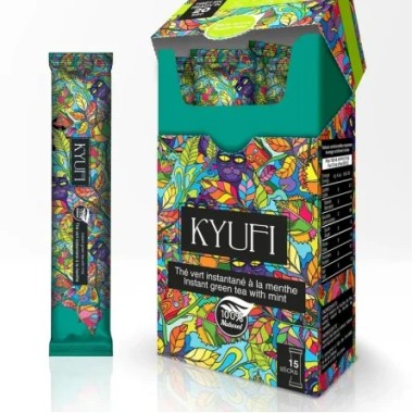 Thé Vert Instantané à la Menthe sans sucre