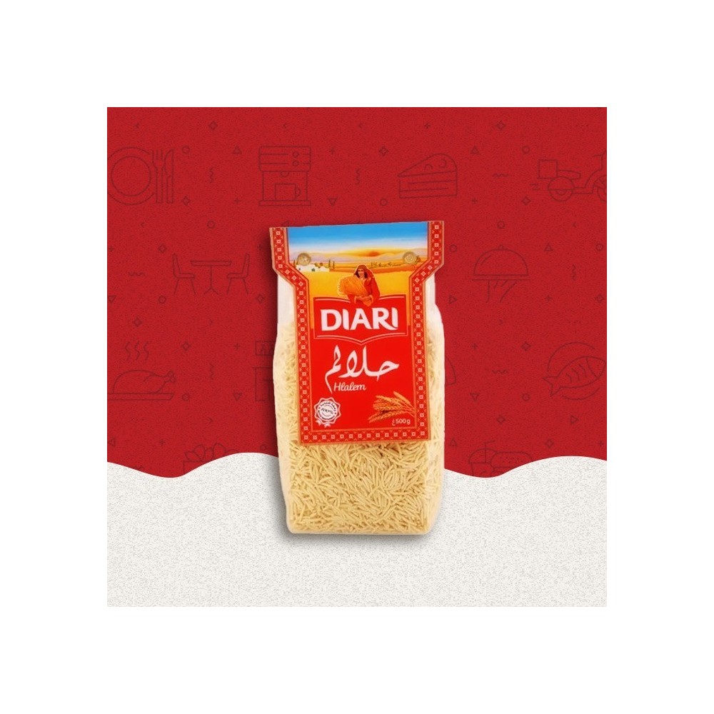 Hlalem 100% semoule de blé dur Diari