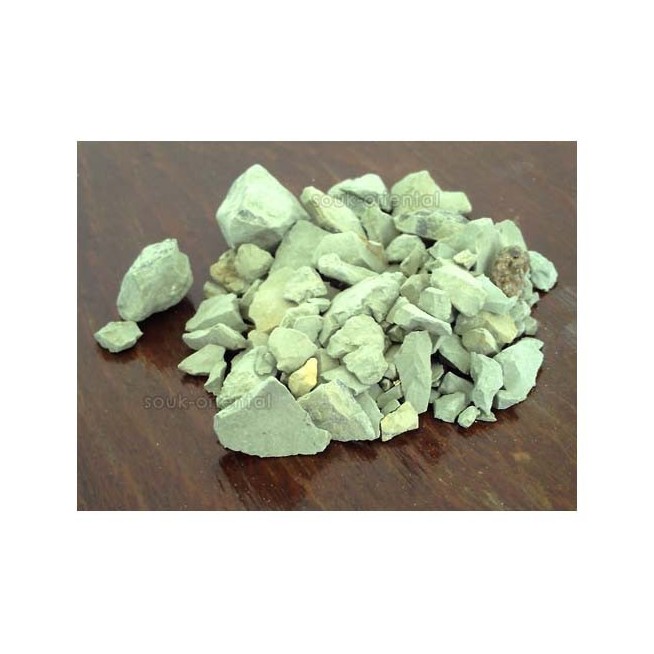 Argile verte naturelle en morceaux