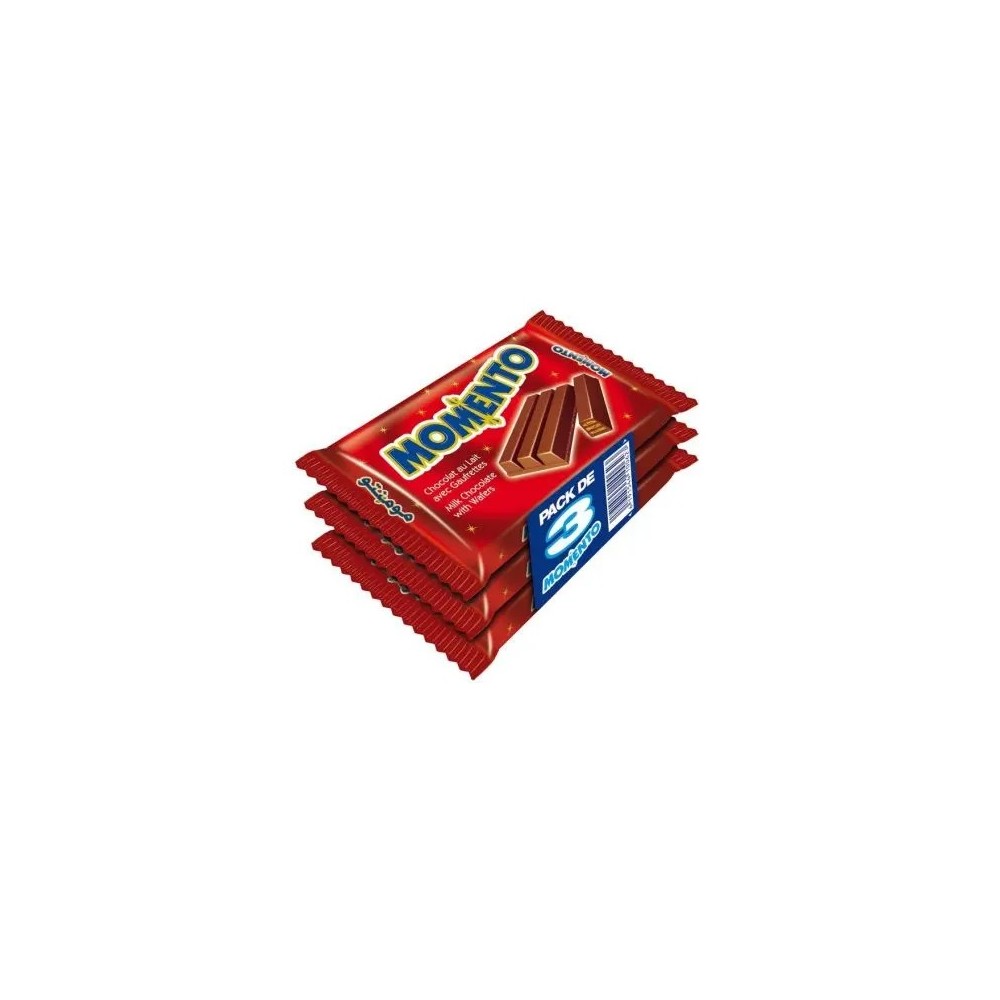 MOMENTO – Barre Chocolat 3x33g