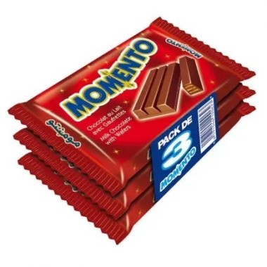 MOMENTO – Barre Chocolat 3x33g
