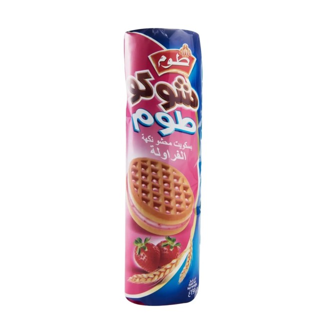 Biscuits Chocotom fraise 190 gr