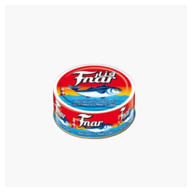 Thon entier à l’huile d’olive EL FNAR 160g
