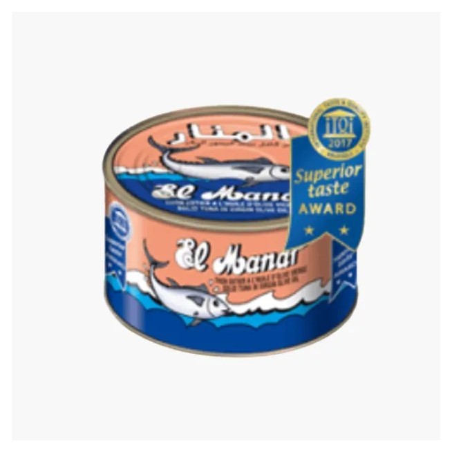 Thon entier à l’huile d’olive MANAR 400g